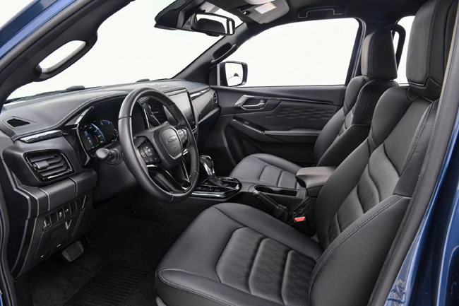 Isuzu D-Max EV modern interior with touchscreen