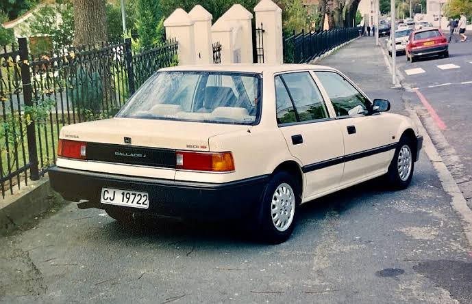 1989 Honda Ballade 160i DOHC rear view