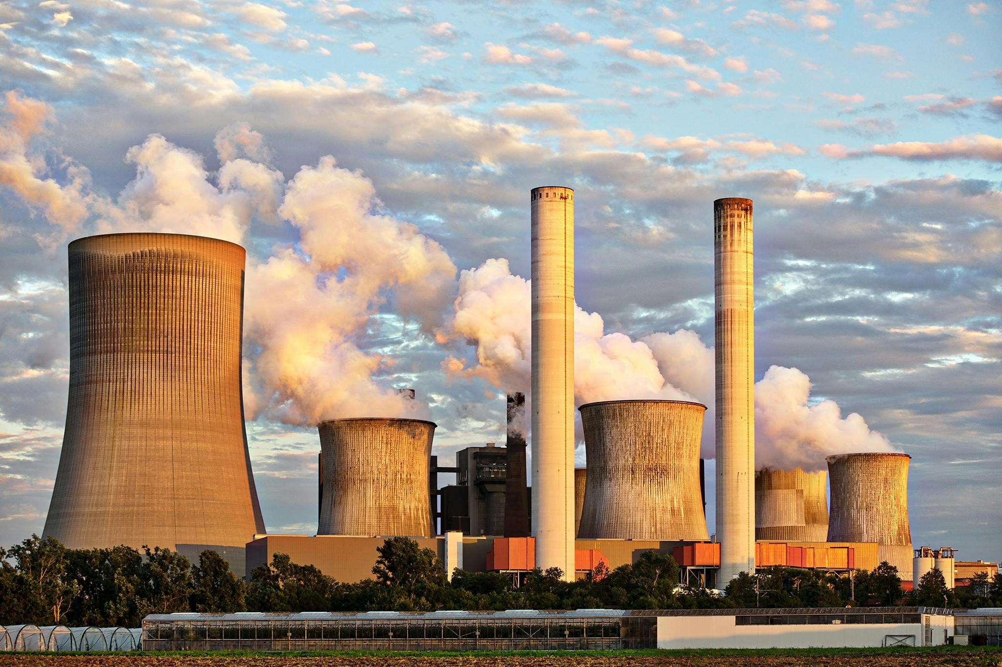 Coal-fired power station in South Africa